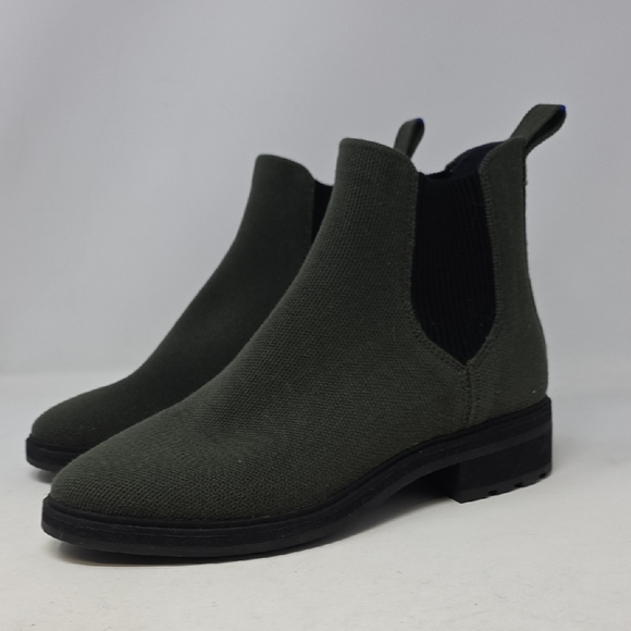 Rothy´s The Lug Merino Wool Green Pull On...